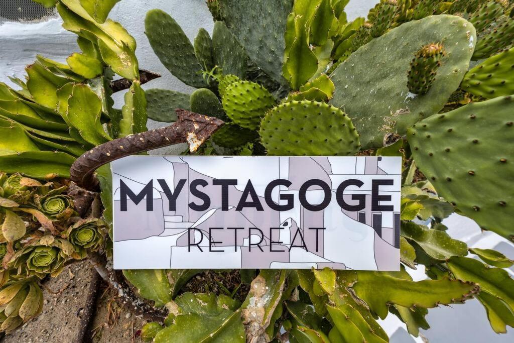 Villa Mystagoge Retreat With Subterranean Pool/Jacuzzi Vóthon Exterior foto